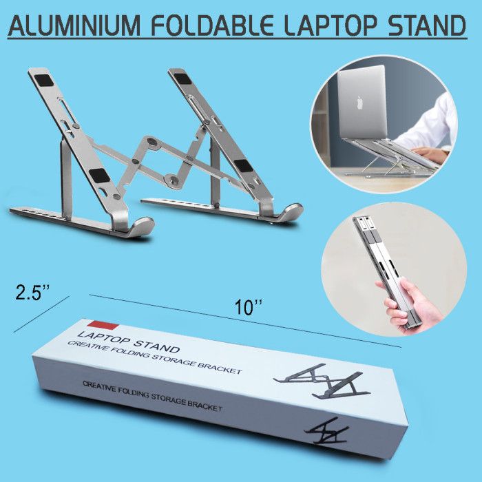 Foldable Aluminum Laptop Stand