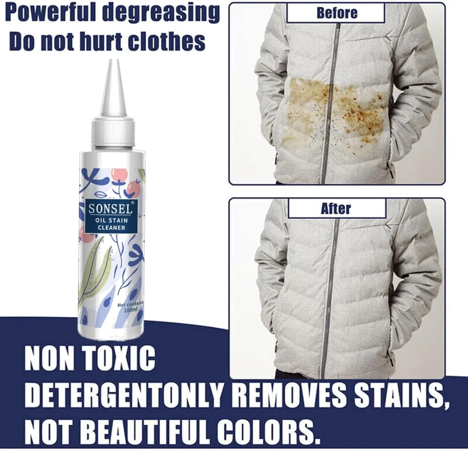 Clothes oil stain remover