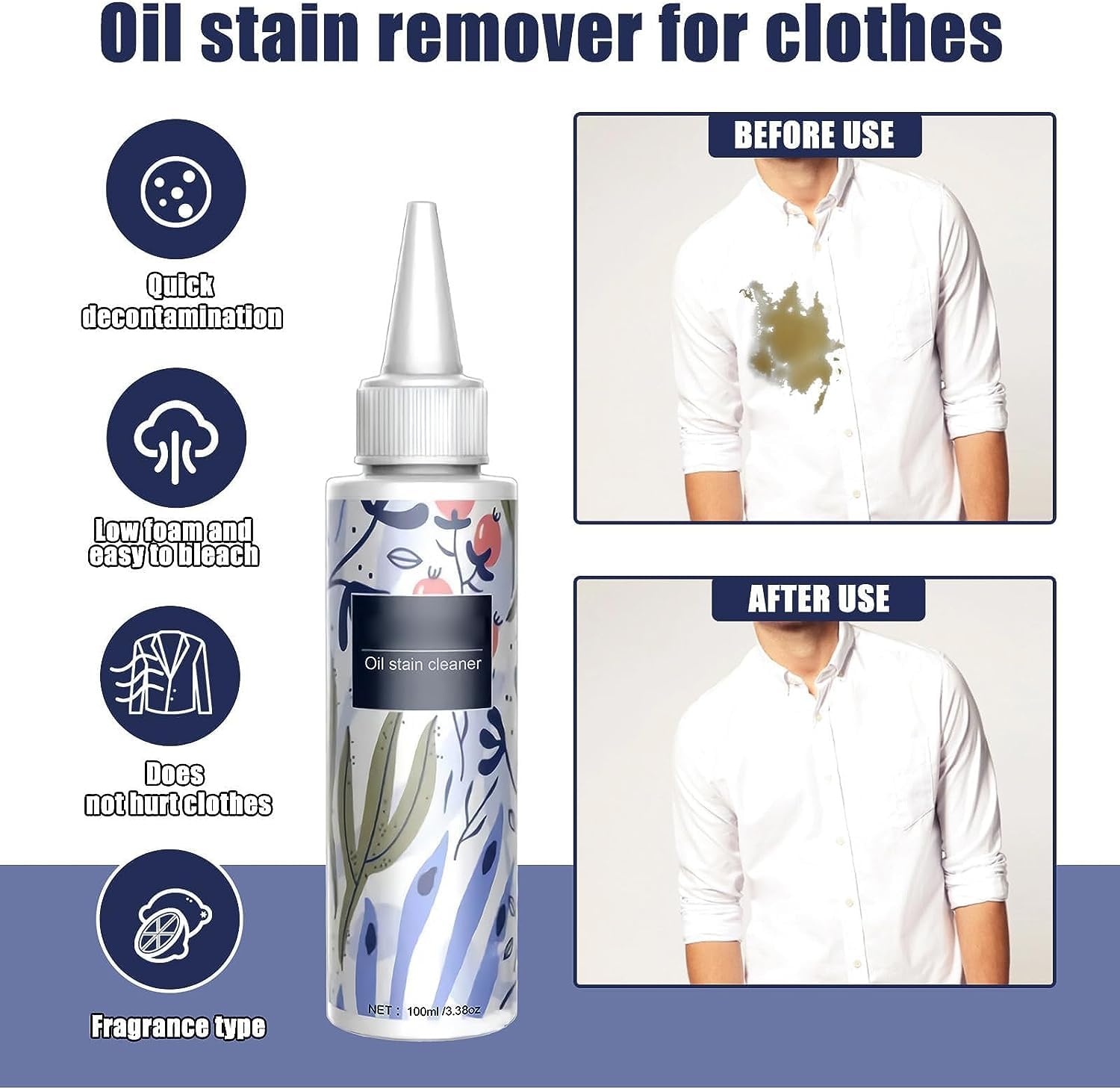 Clothes oil stain remover